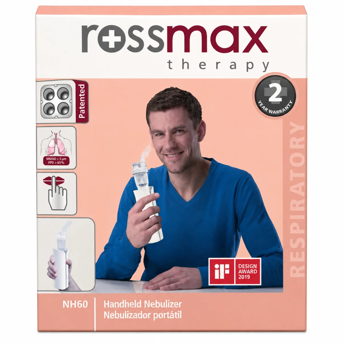 ROSSMAX جهاز نيبولايزر صغير
