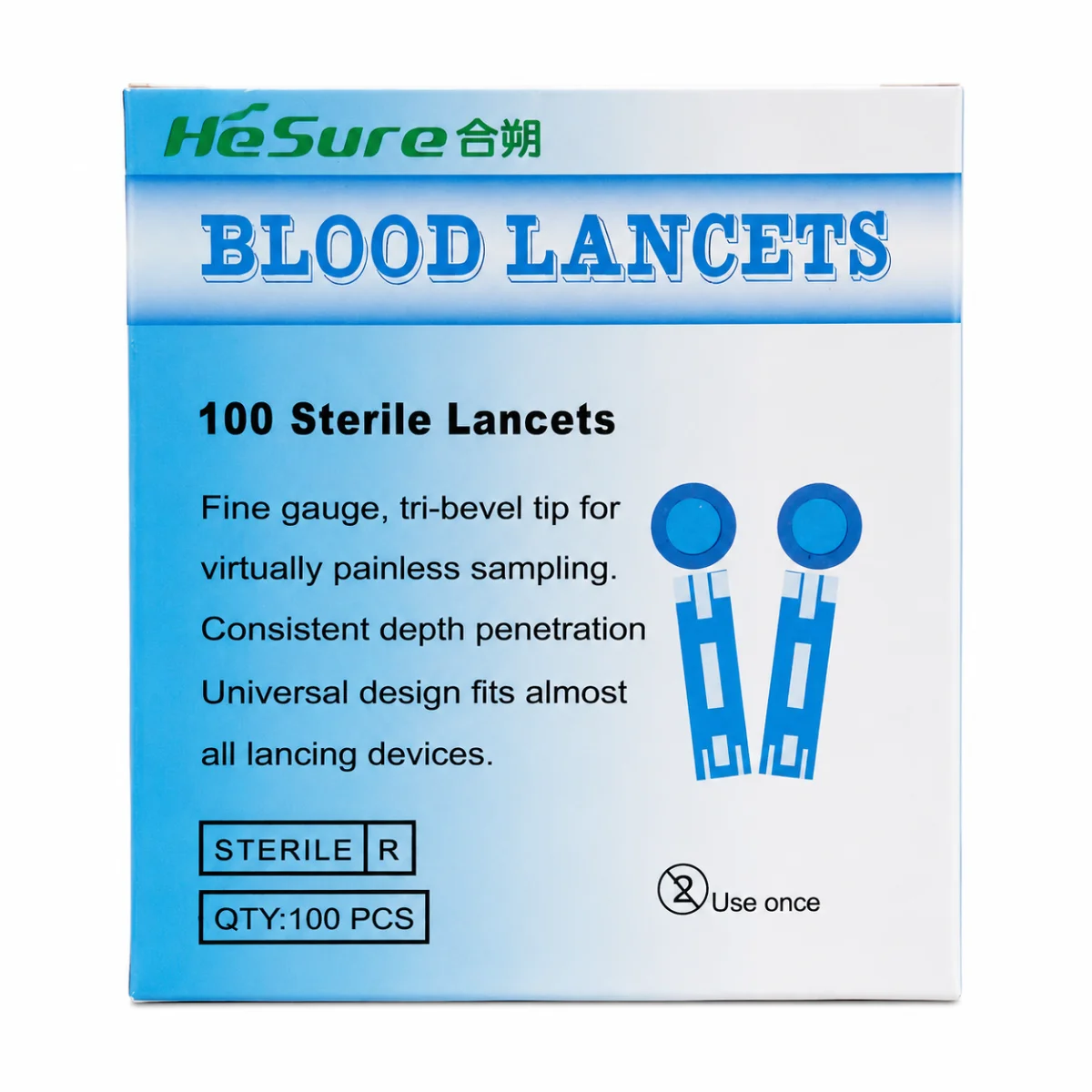 BLOOD LANCETS واخز باكيت ازرق