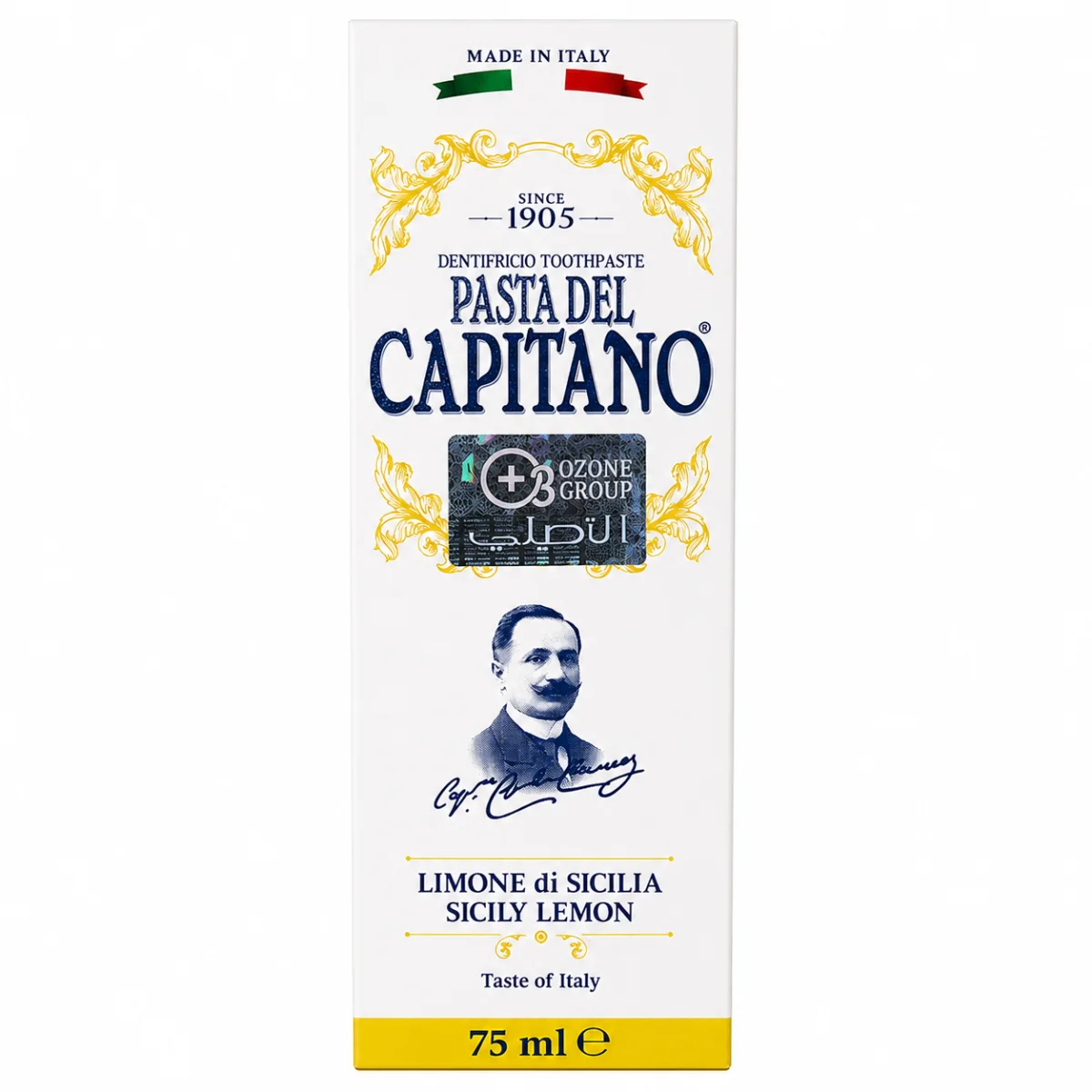 lemon tooth paste capitano