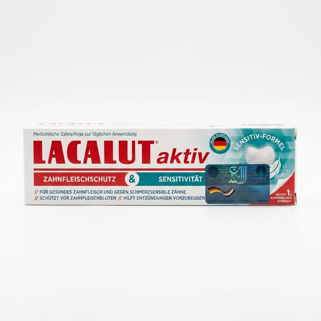 lacalut aktiv +sensitive معجون اسنان