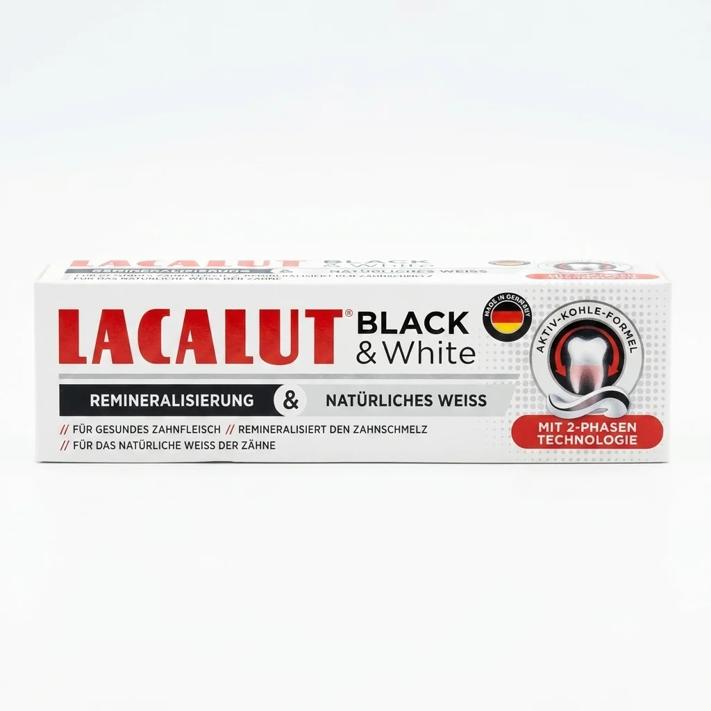 LACALUT BLACK&WHITE معجون
