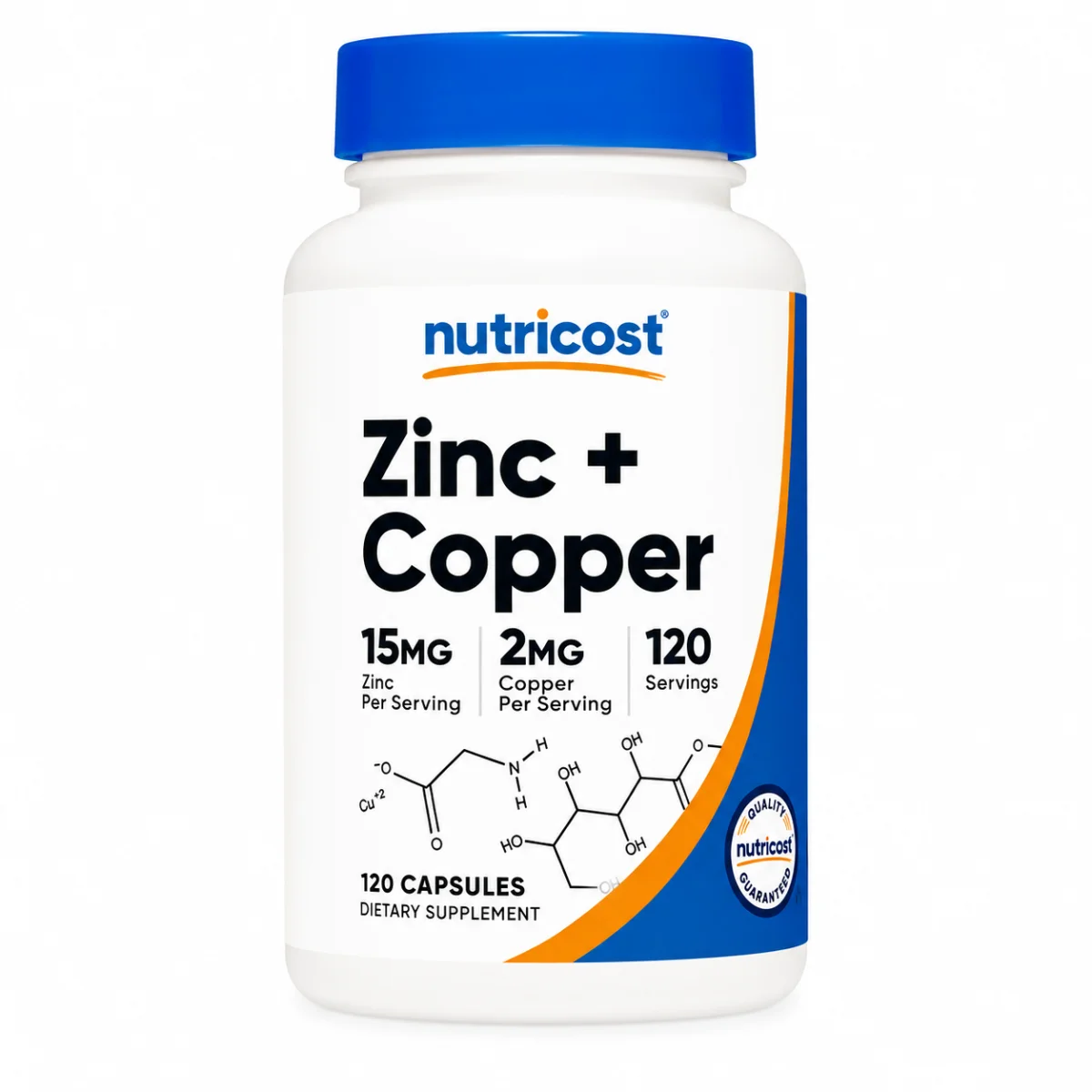 ZINC +COPPER CAP *120 NUTRICOST
