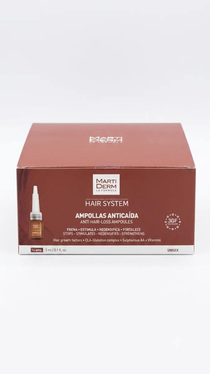 MARTI DERM AMPOLLAS ANTICAIDA