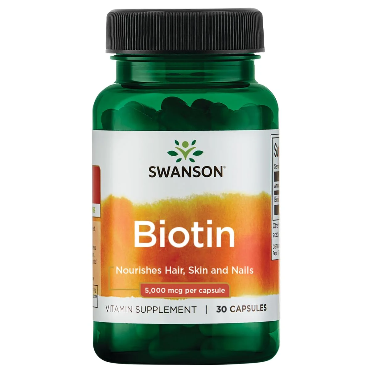 BIOTIN TAB 5000MG SWANSON*30