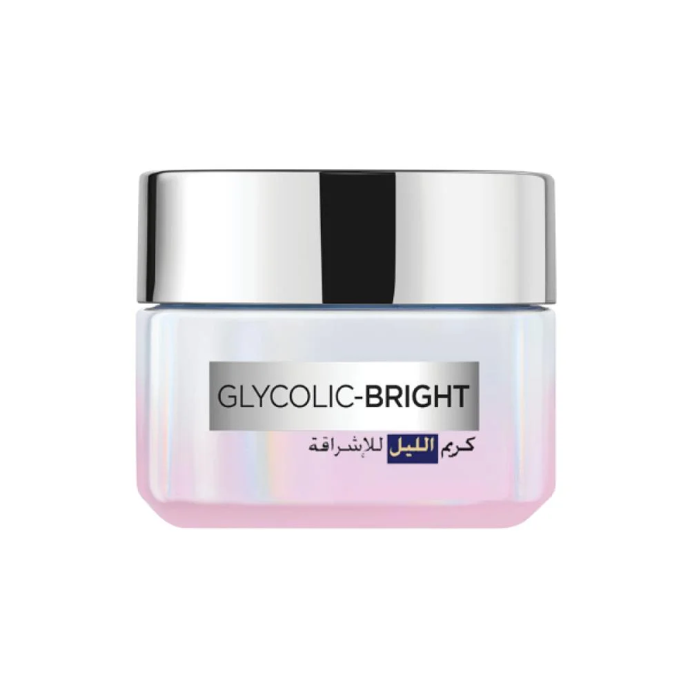 LOREAL GLYCOLIC كريم ليلي +نهاري