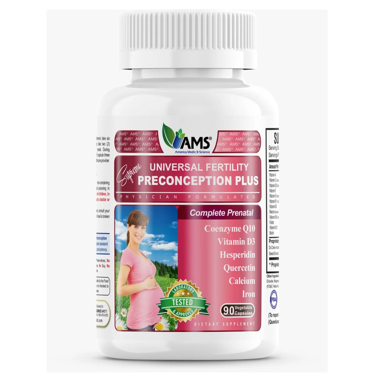 PRECONCEPTION PLUS  TAB AMS