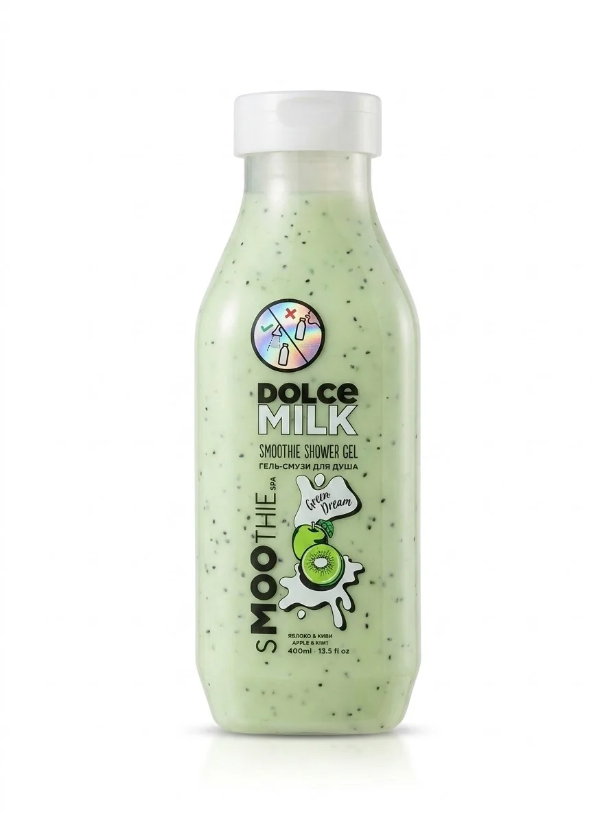 DILCE MILK SMOOTH SHOWER GEL تفاح وكيوي