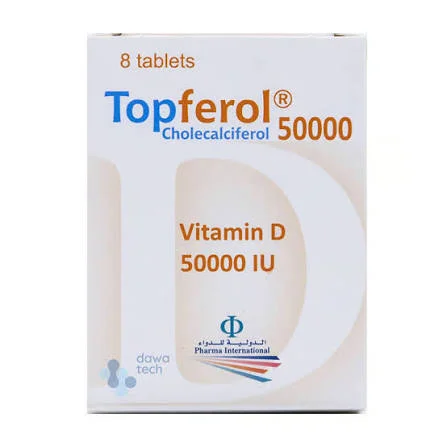 TOPFEROL 50000IU TAB*12 الدوليه