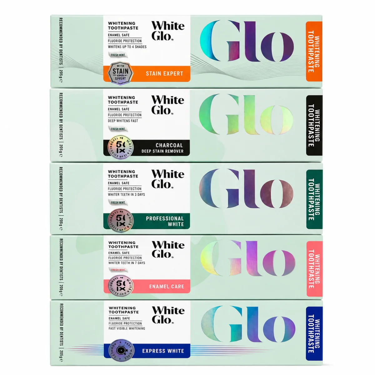 WHITE GLO *5 معججون اسنان جديد