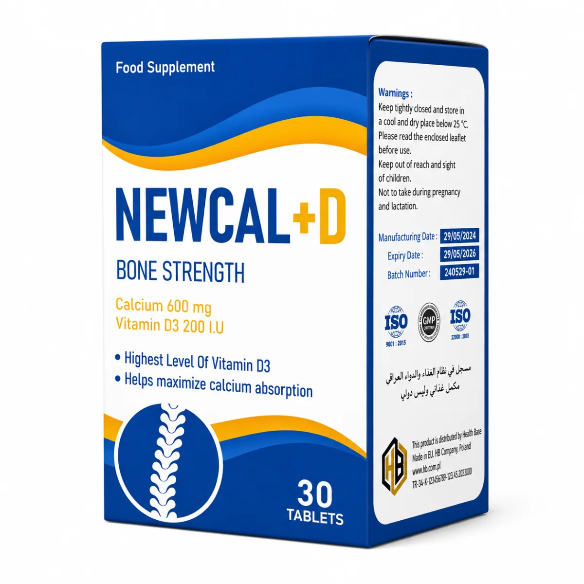 NEWCAL + D TAB GMP