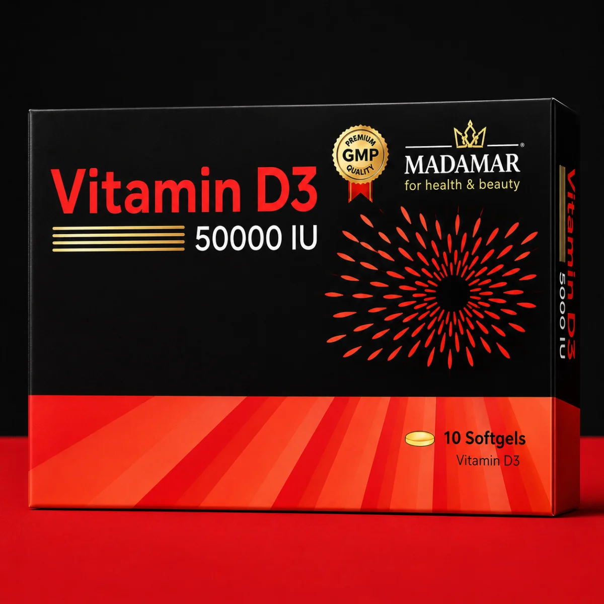 VITAMIN D3 50000IU CAP MADAMAR
