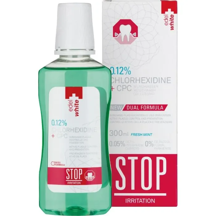 EDEL WHITE 0.12% CHLORHEXIDINE 300ML غرغره