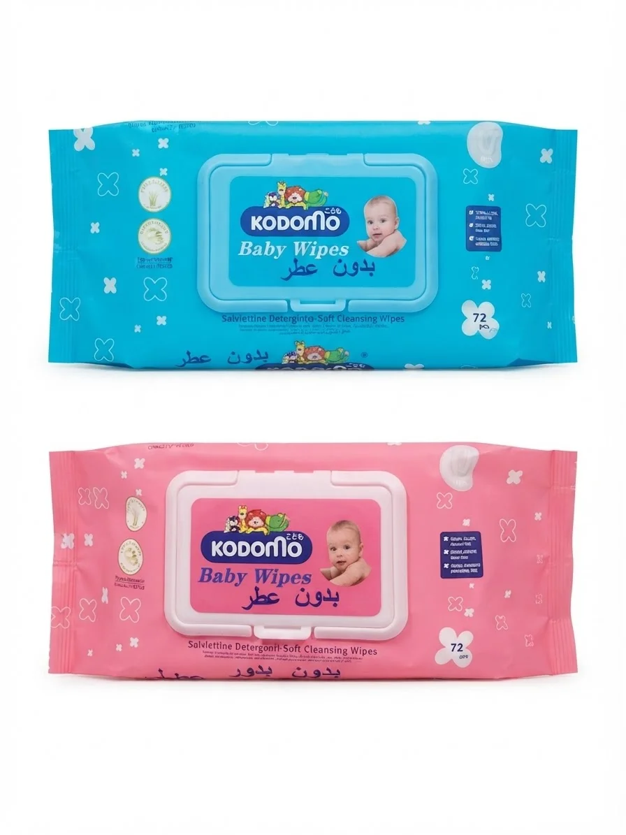 مناديل مبللة بدون عطر كودومو