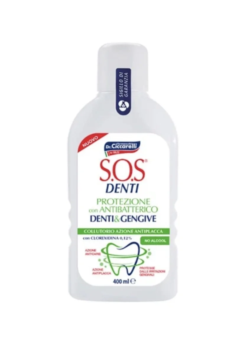 SOS DENTI PROTEZIONE غرغره