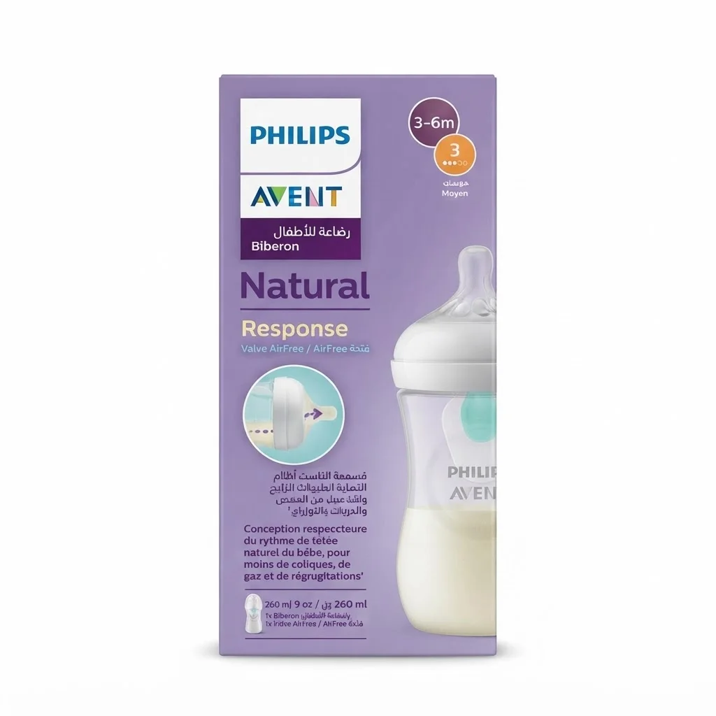 رضاعة افنت بلاستك لتخفيف المغص 260ml