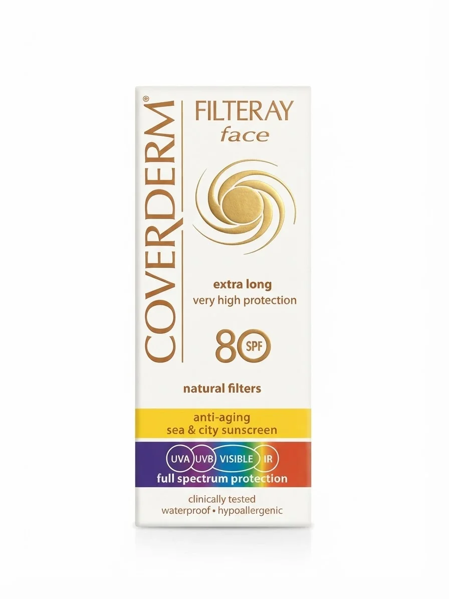 COVERDERM FILTERAY FACE 80SPF