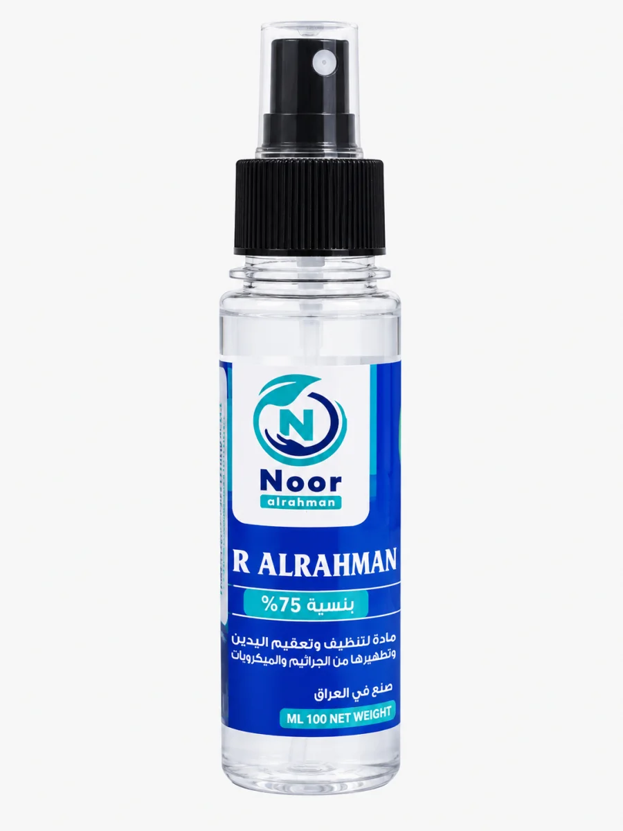 NOOR ALRAHMAN 75% 100ML كحول